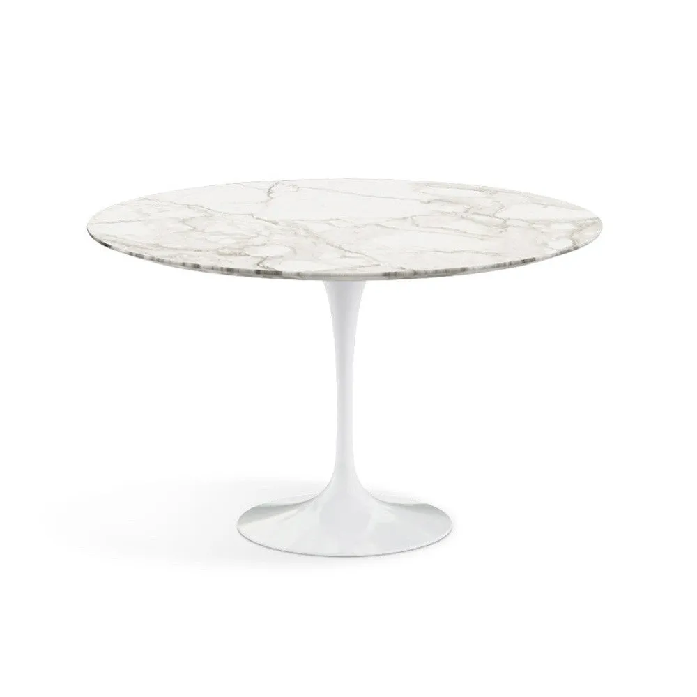 Knoll Saarinen Round Dining Table - White Base