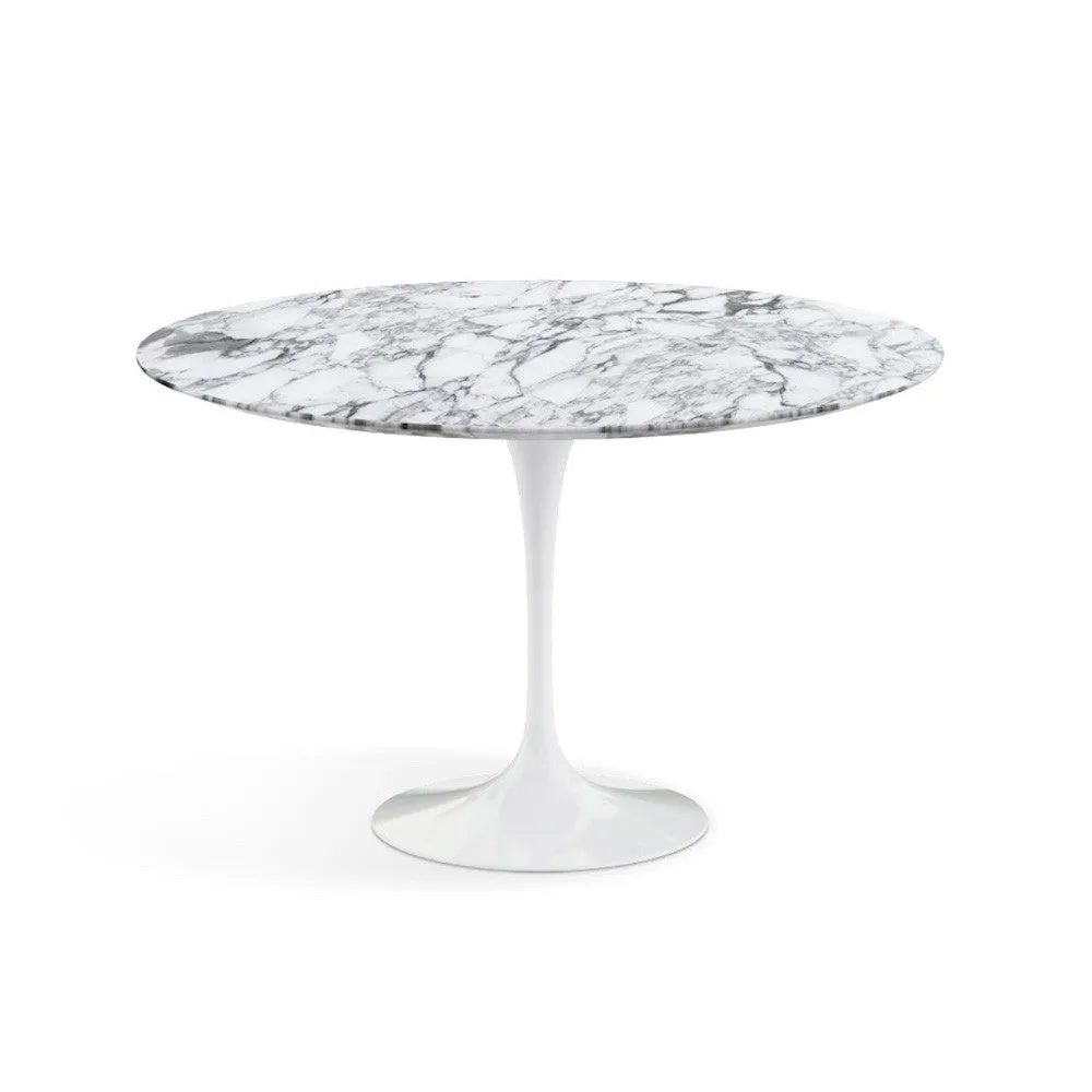 Knoll Saarinen Round Dining Table - White Base