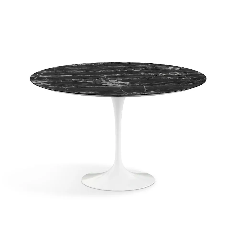 Knoll Saarinen Round Dining Table - White Base