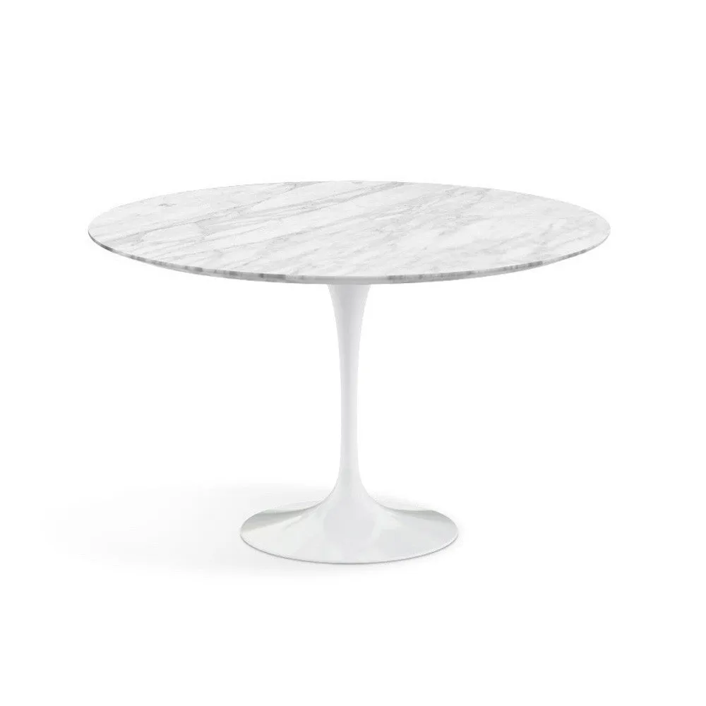 Knoll Saarinen Round Dining Table - White Base