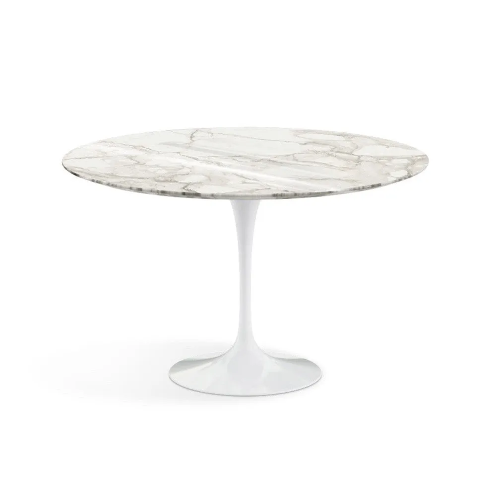 Knoll Saarinen Round Dining Table - White Base