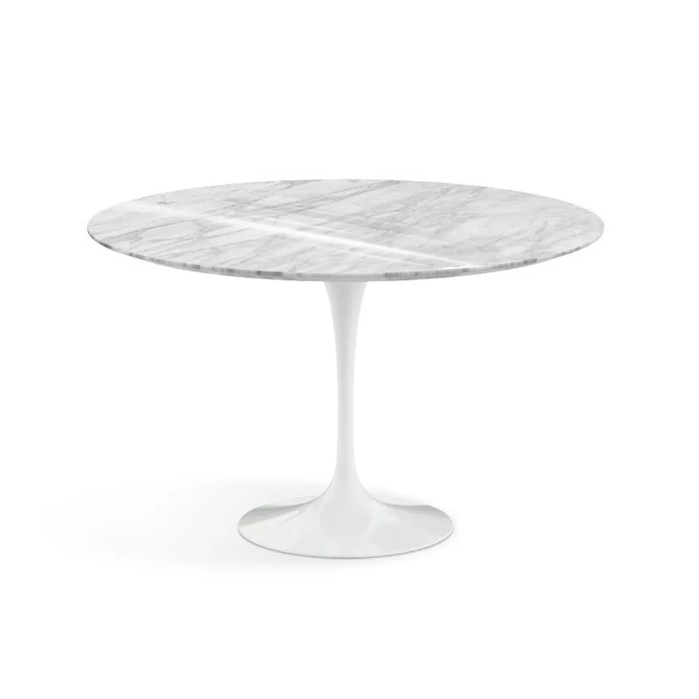 Knoll Saarinen Round Dining Table - White Base