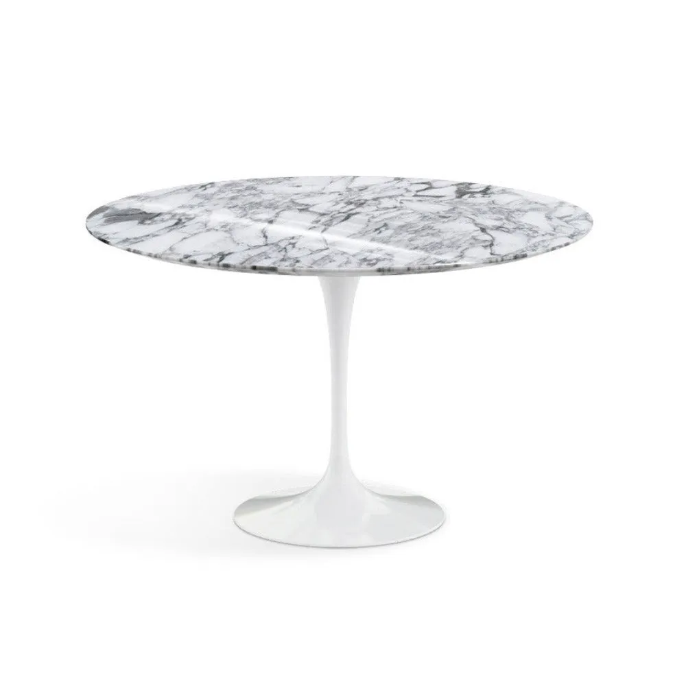 Knoll Saarinen Round Dining Table - White Base