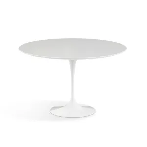 Knoll Saarinen Round Dining Table - White Base