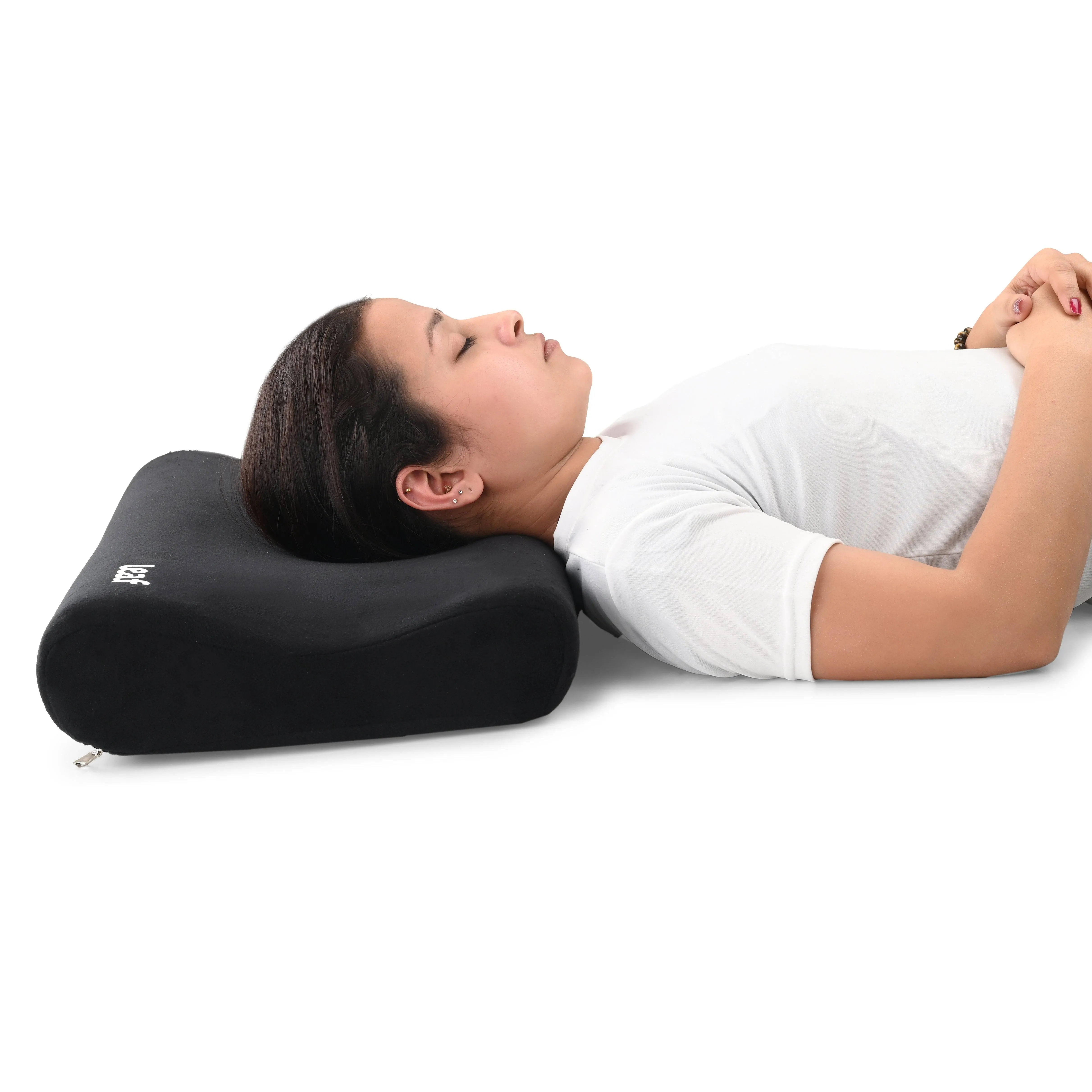 Leaf Contoured cervical pillow.