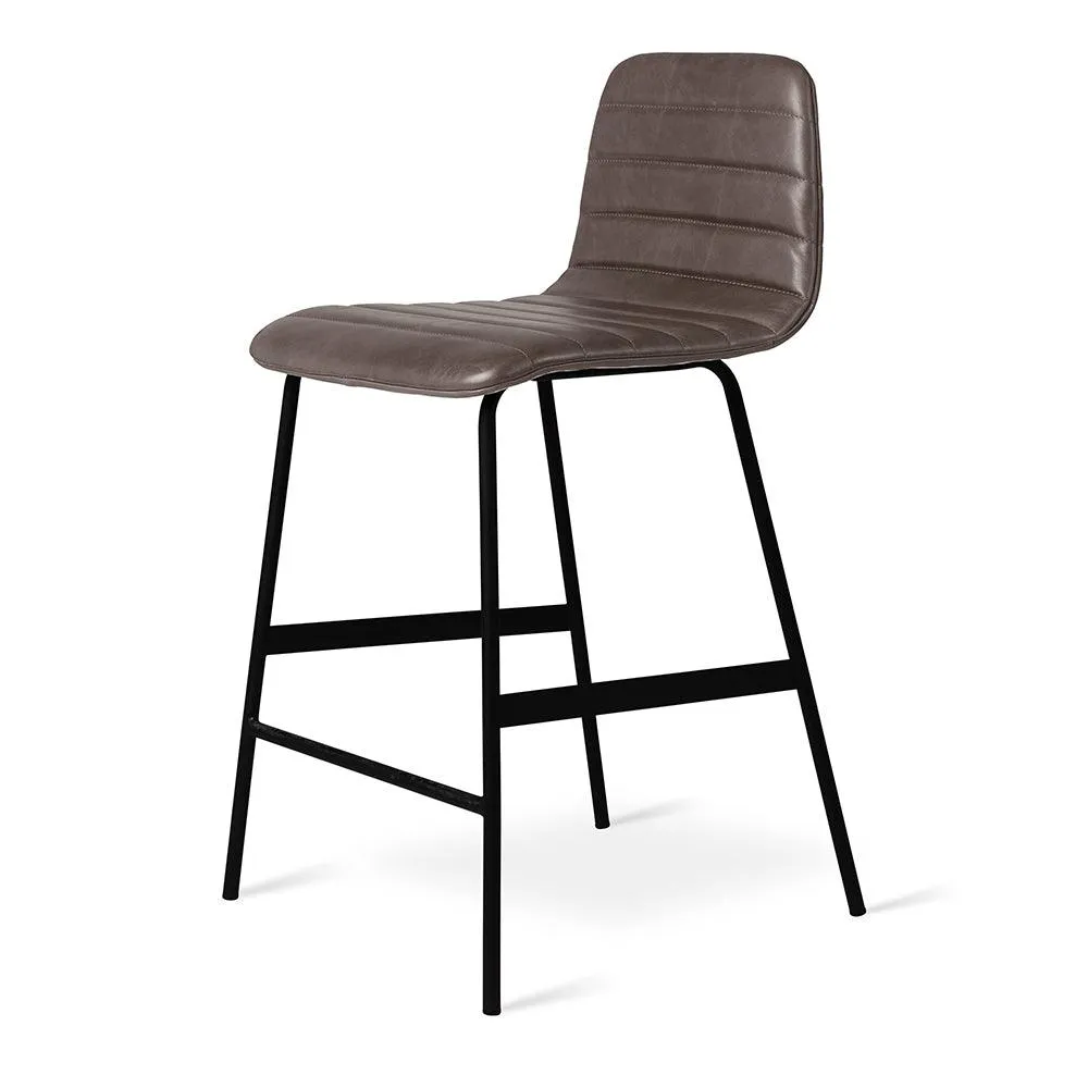 Lecture Leather Counter Stool