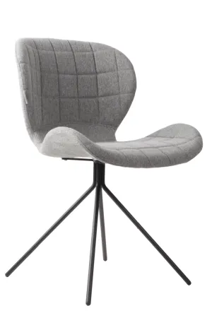 Light Gray Upholstered Dining Chairs (2) | Zuiver OMG