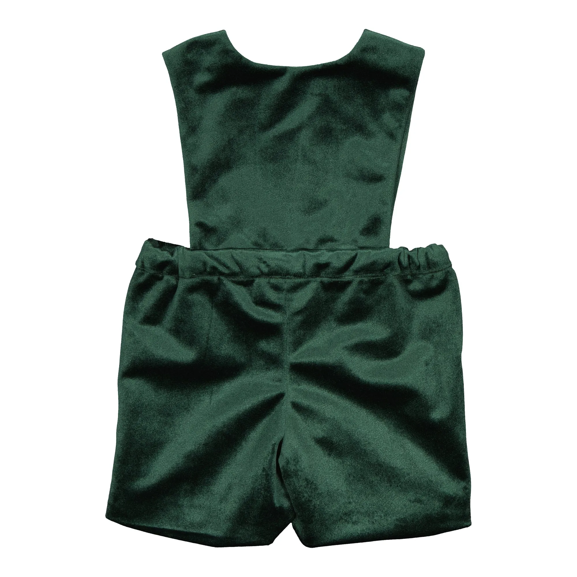 Léonard Velvet Green Romper