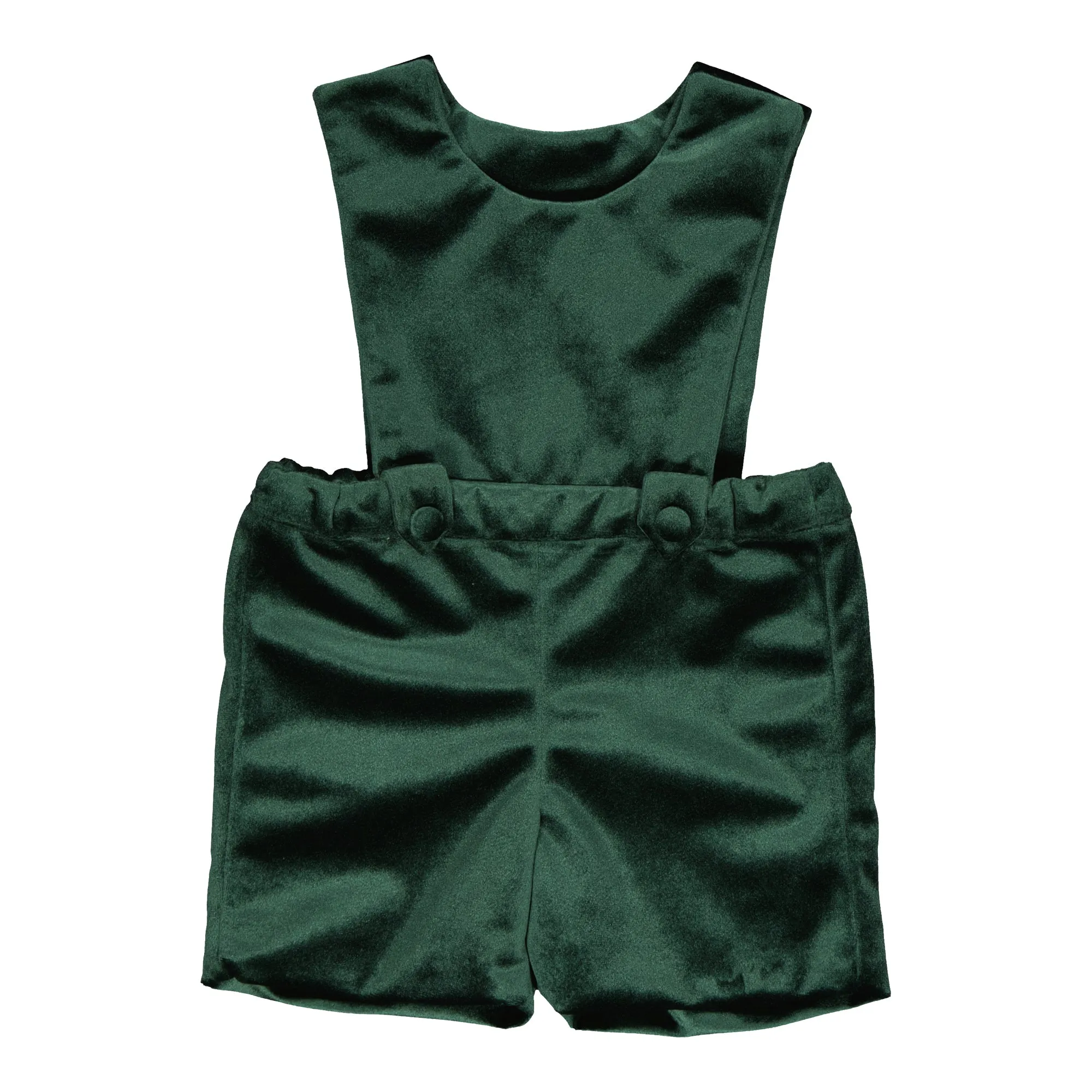 Léonard Velvet Green Romper