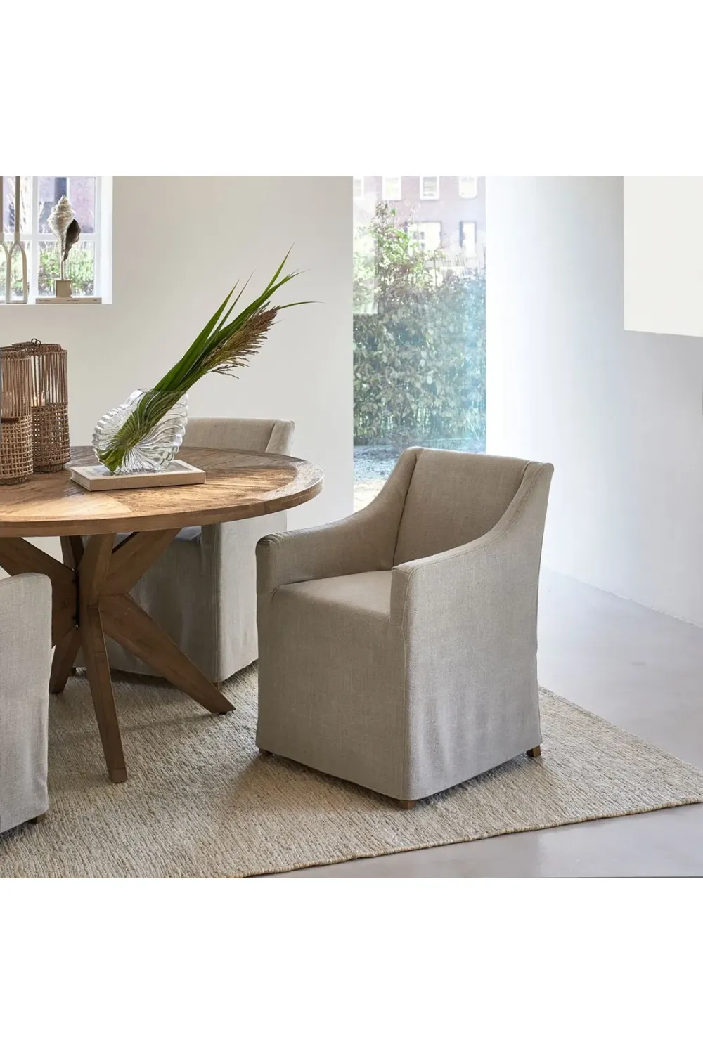 Loose Covered Dining Armchair | Rivièra Maison Firenze