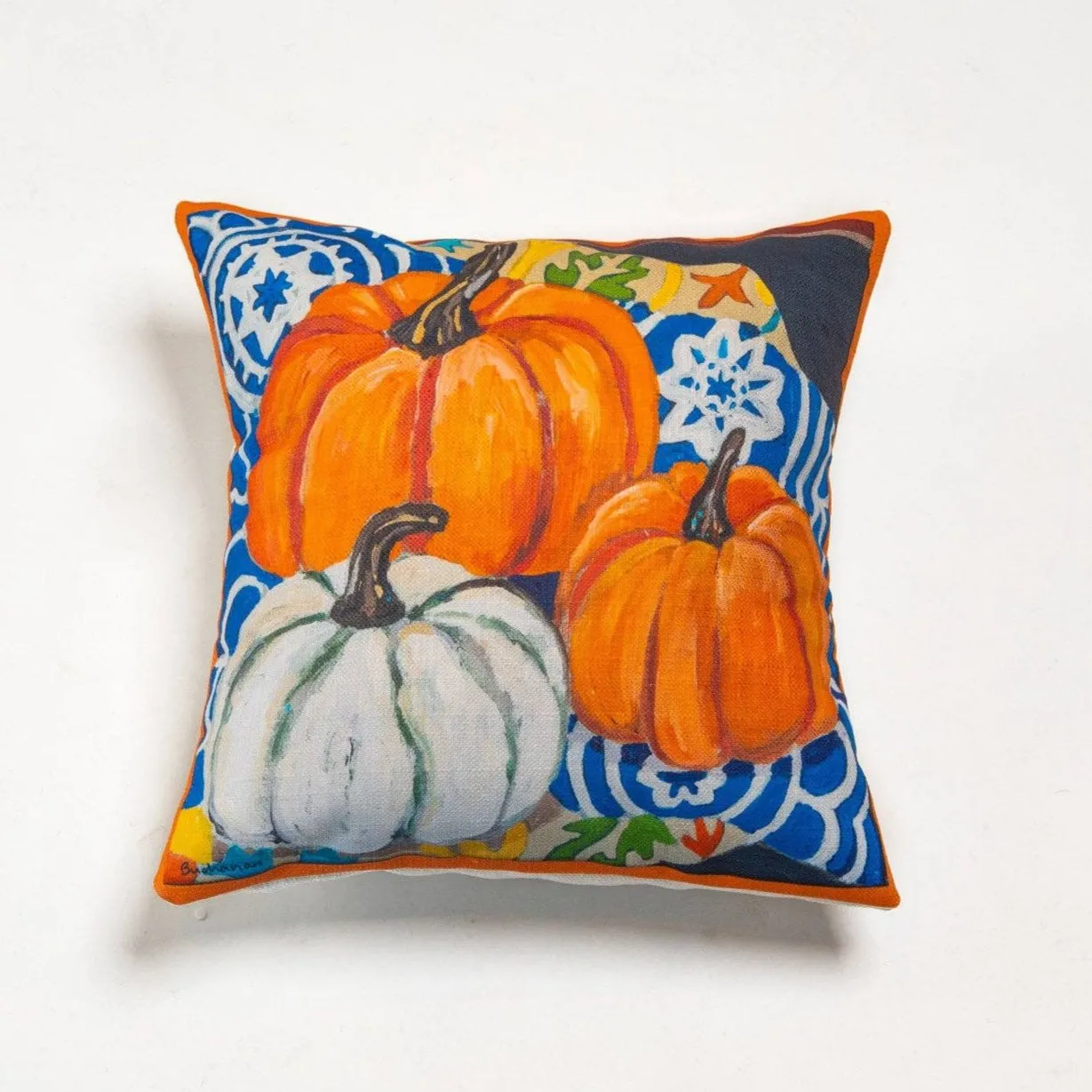 Mandy's Three Pumpkins Pillow