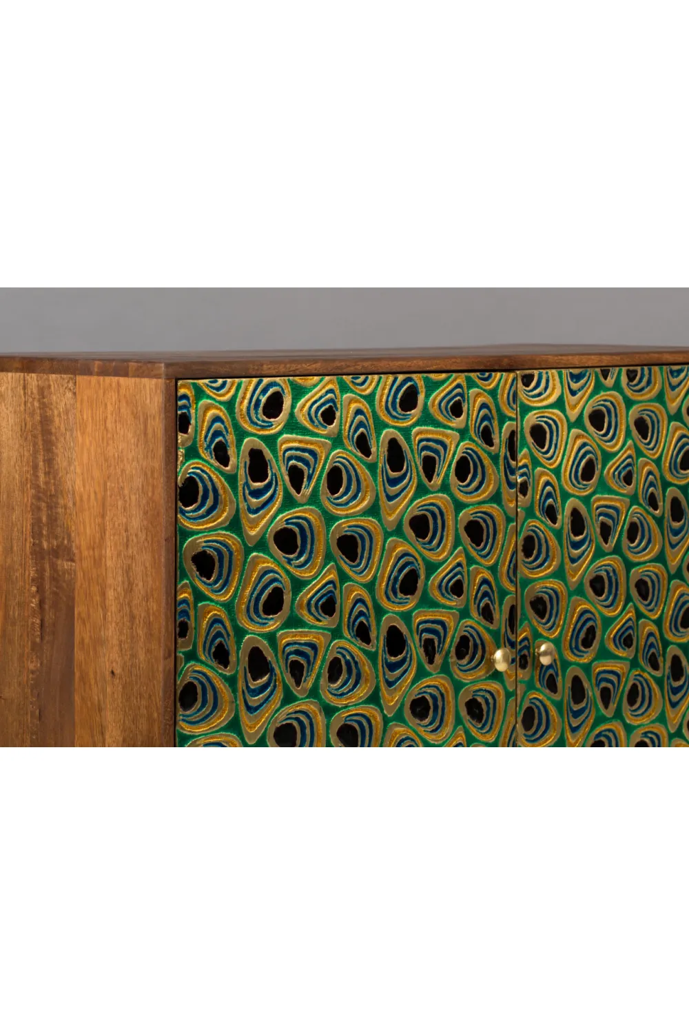 Mango Wood Multi-colored Cabinet | Dutchbone Meena