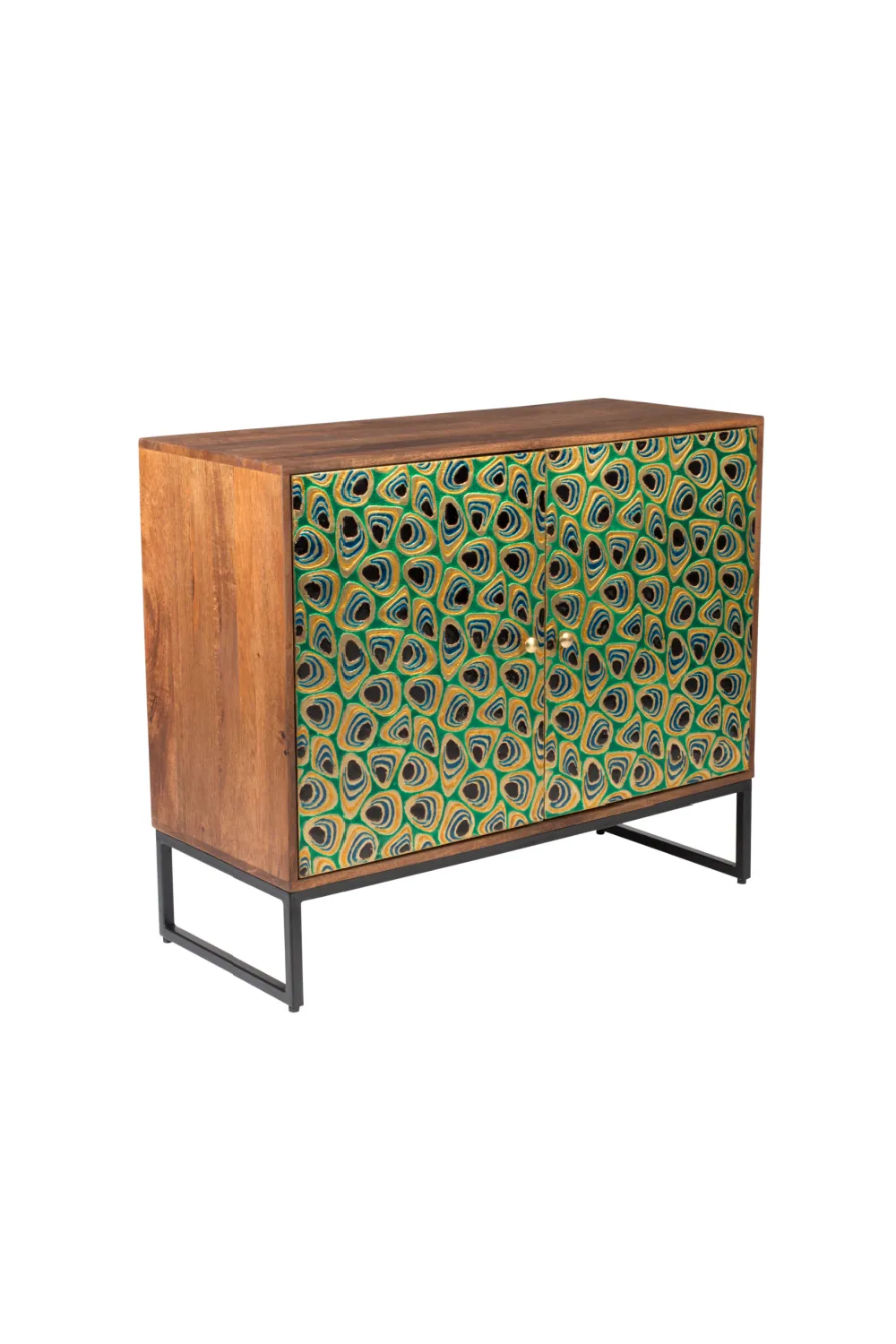 Mango Wood Multi-colored Cabinet | Dutchbone Meena