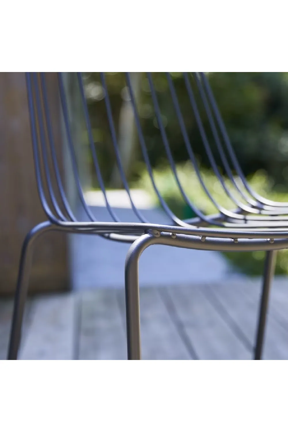 Metal Industrial Garden Chair | Tikamoon Arty