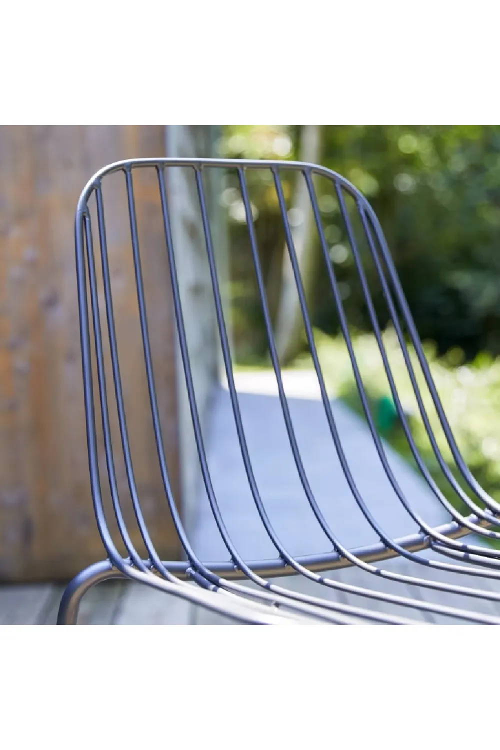 Metal Industrial Garden Chair | Tikamoon Arty