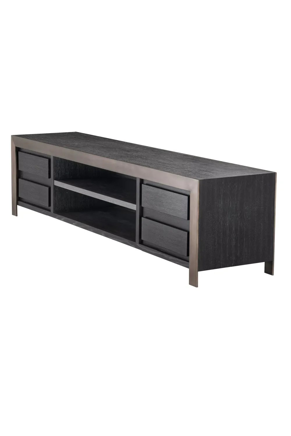 Metallic Framed Wooden TV Cabinet | Eichholtz Talbot