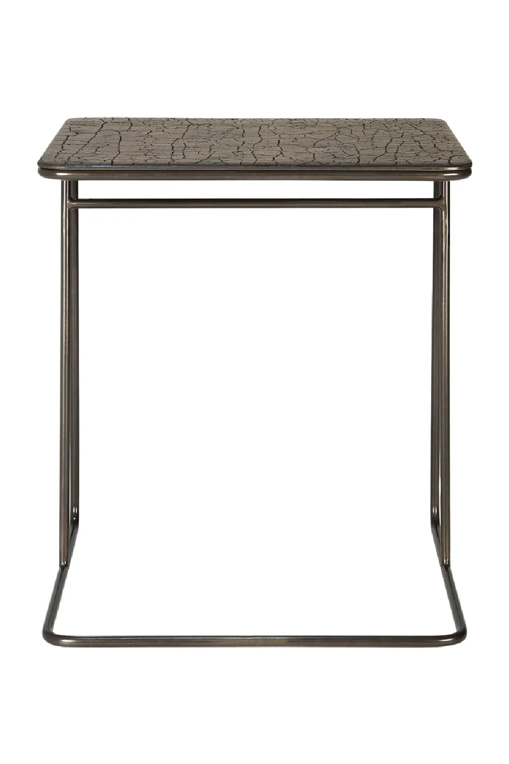 Metallic Modern End Table | Ethnicraft Ellipse