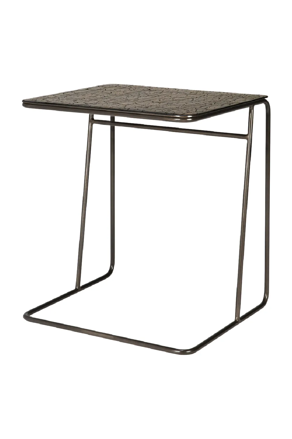 Metallic Modern End Table | Ethnicraft Ellipse