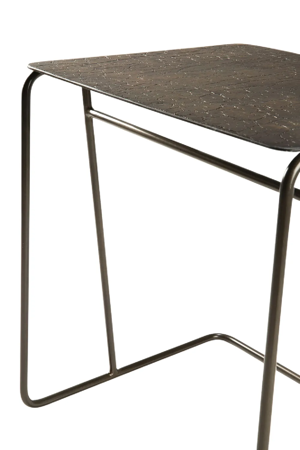 Metallic Modern End Table | Ethnicraft Ellipse