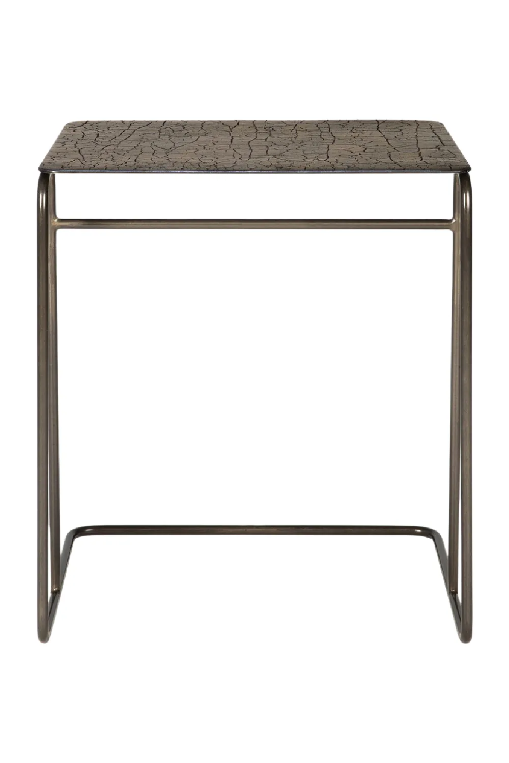 Metallic Modern End Table | Ethnicraft Ellipse