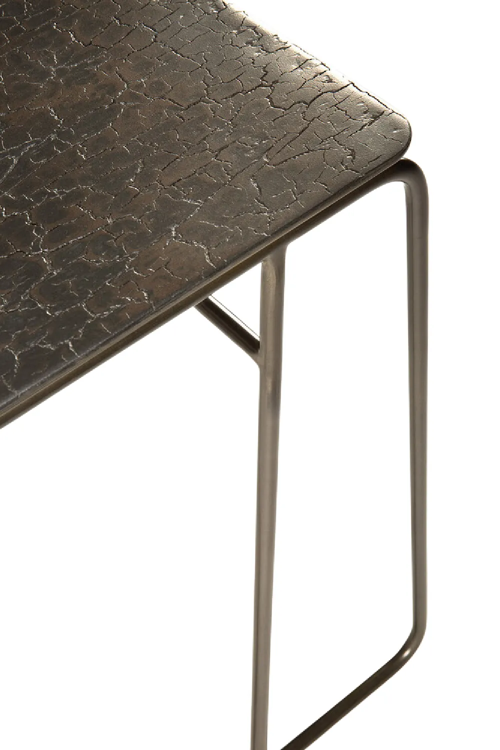 Metallic Modern End Table | Ethnicraft Ellipse