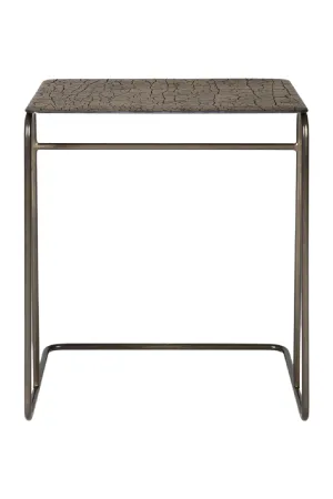 Metallic Modern End Table | Ethnicraft Ellipse