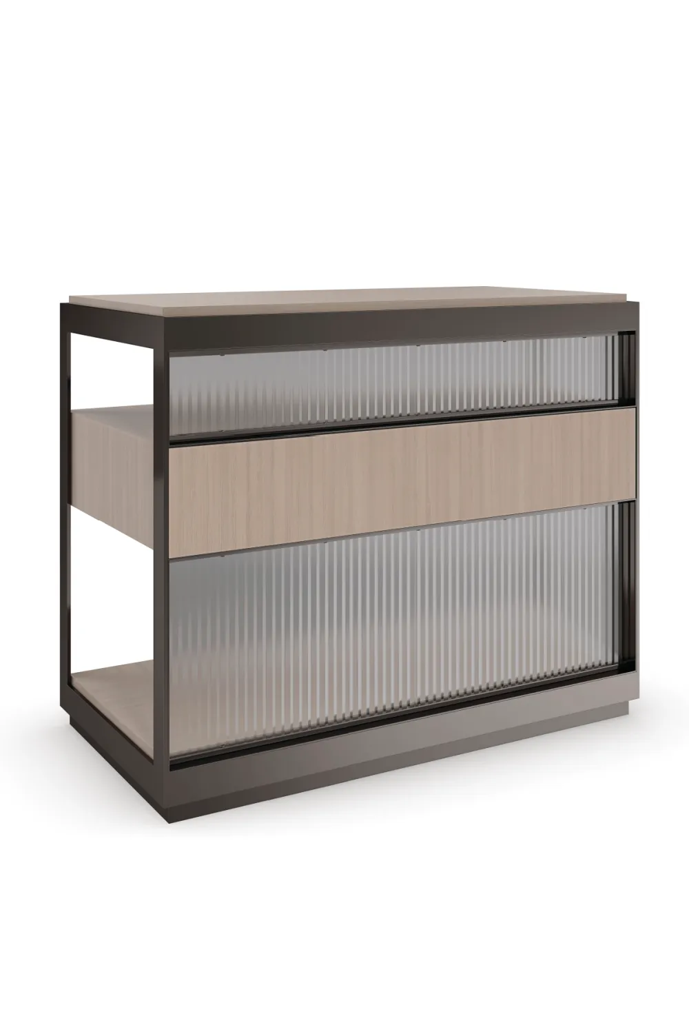 Modern 1-Drawer Side Table | Caracole Falling Waters