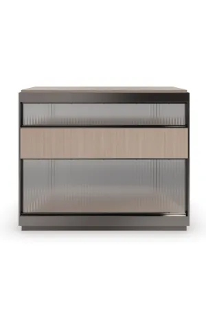 Modern 1-Drawer Side Table | Caracole Falling Waters