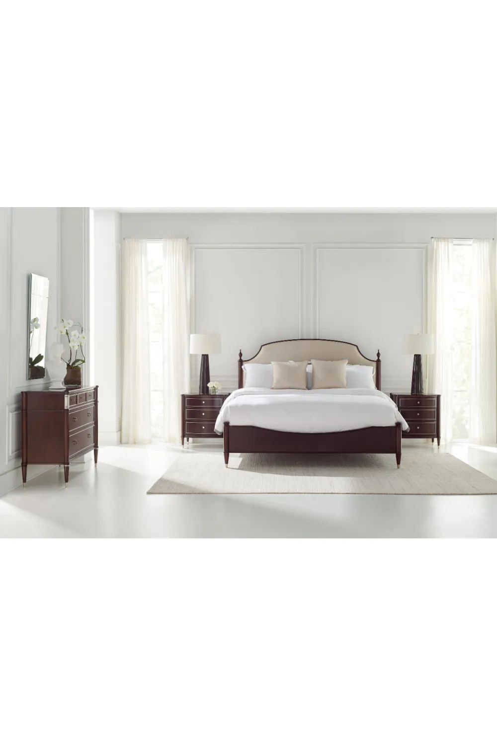 Modern Classic Bed | Caracole Crown Jewel