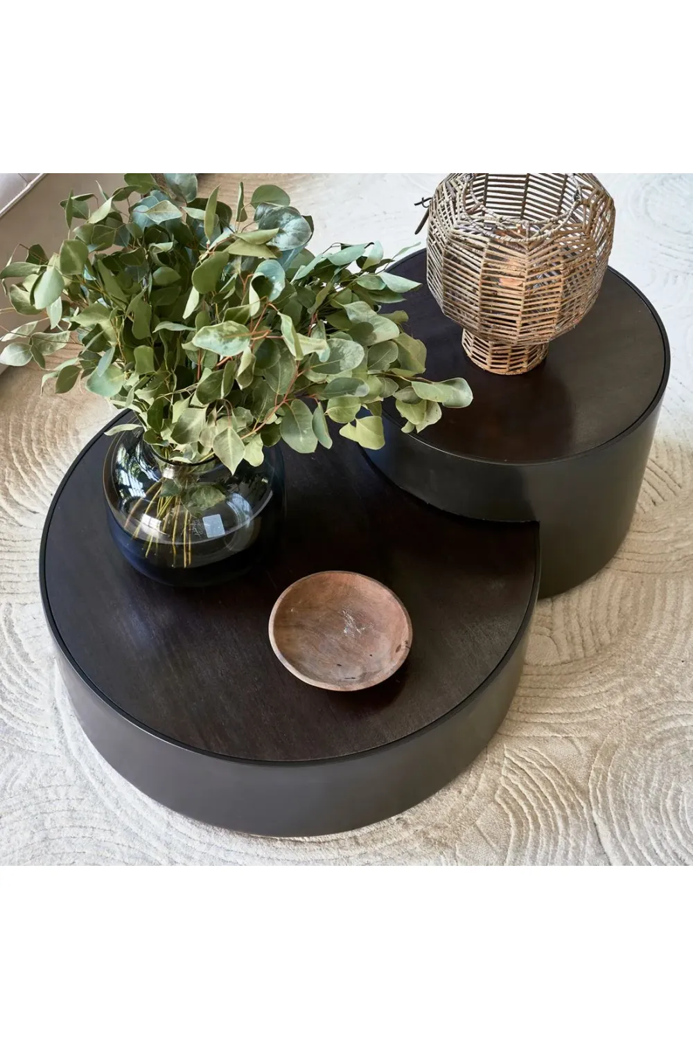 Modern Round Coffee Table Set (2) | Rivièra Maison Hollywood Hills