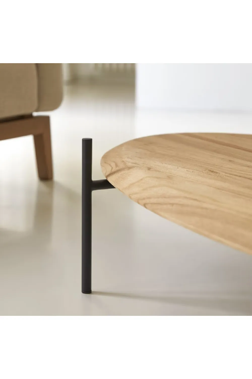 Modern Teak Coffee Table | Tikamoon Honorine