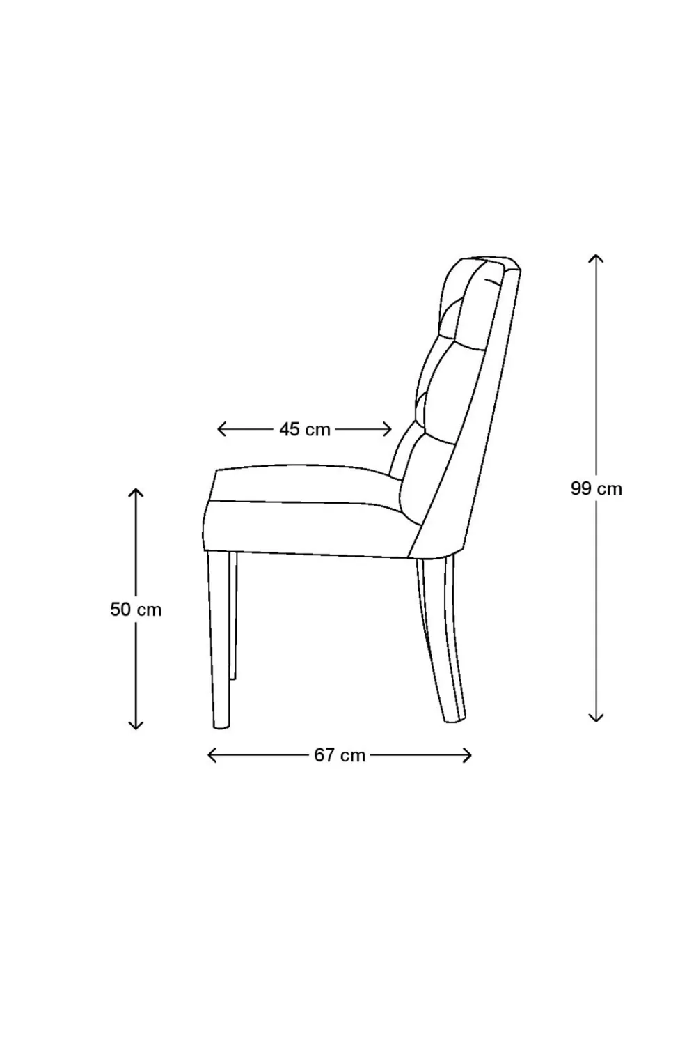 Modern Tufted Dining Chair | Rivièra Maison Balmoral