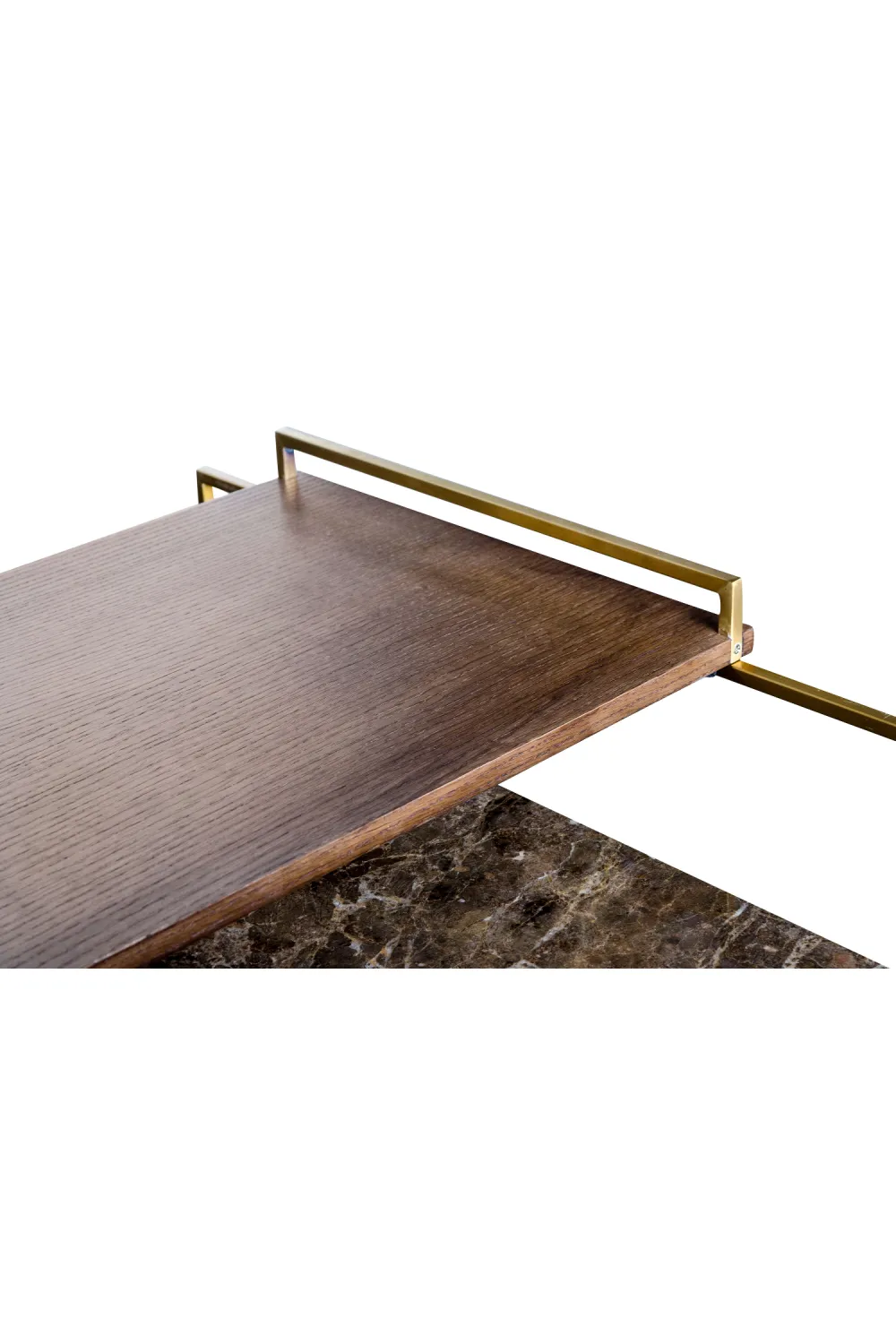 Multi-layered Gold Coffee Table | Versmissen Architect