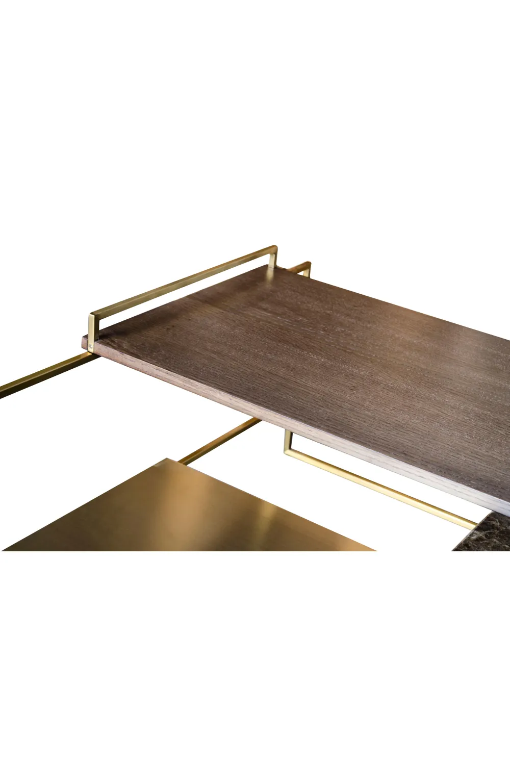 Multi-layered Gold Coffee Table | Versmissen Architect