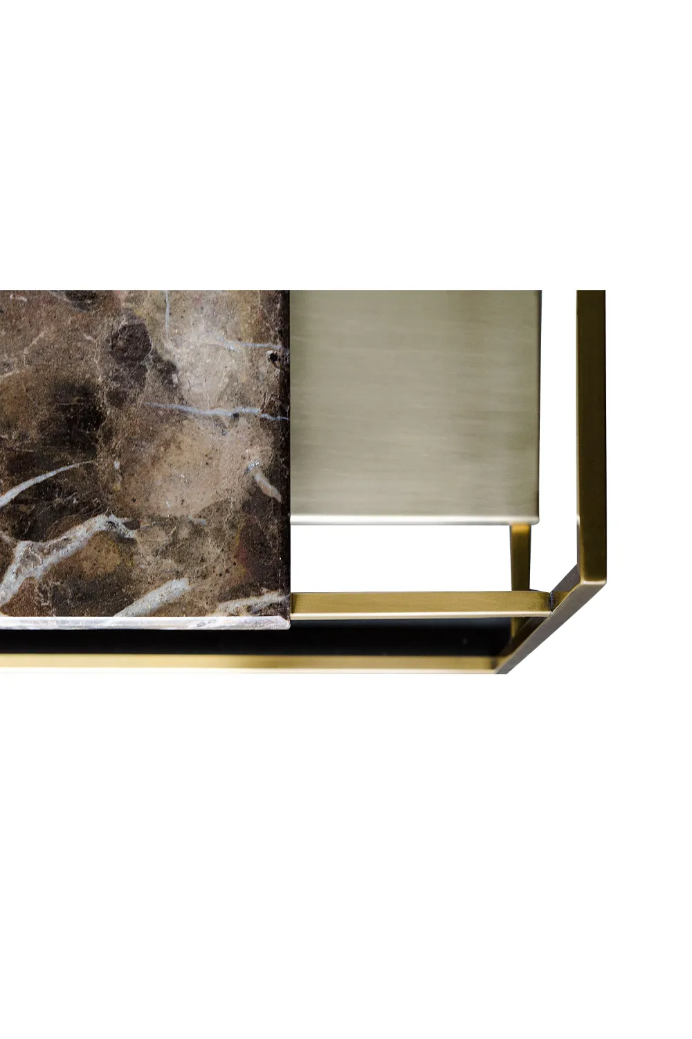 Multi-layered Gold Coffee Table | Versmissen Architect