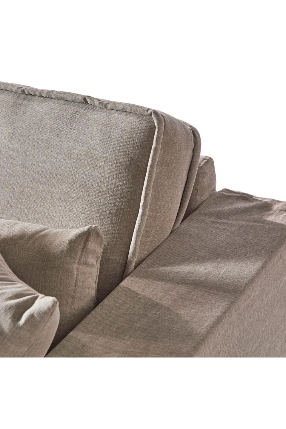 Natural Cotton Loveseat Sofa | Rivièra Maison Metropolis (MTO)