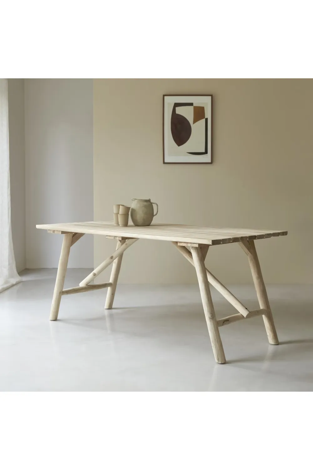 Natural Driftwood Dining Table | Tikamoon Mathilda