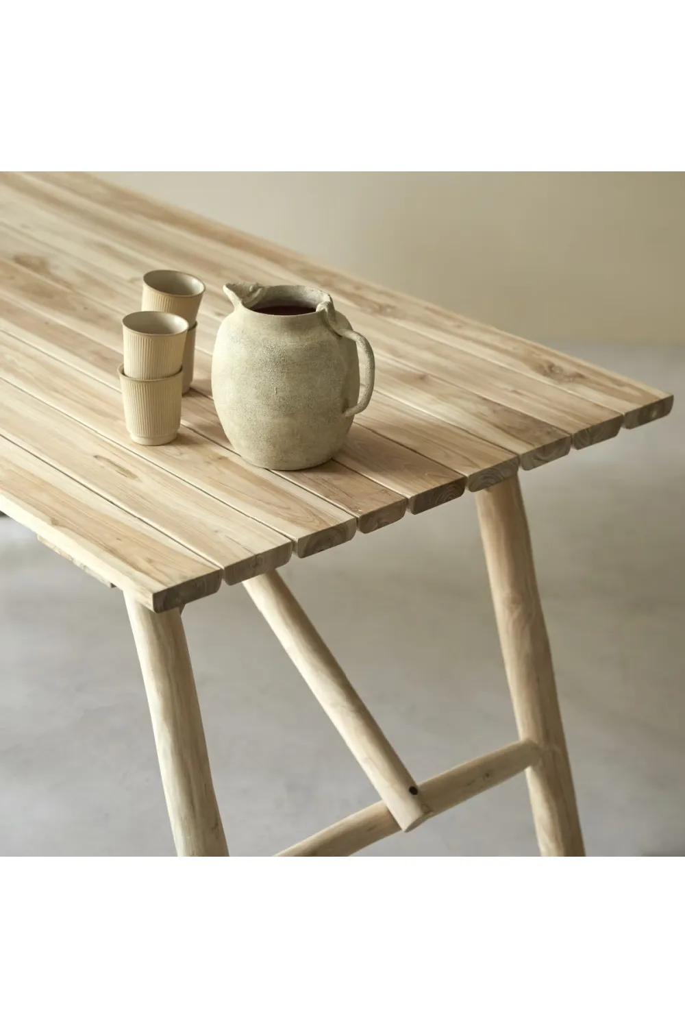 Natural Driftwood Dining Table | Tikamoon Mathilda