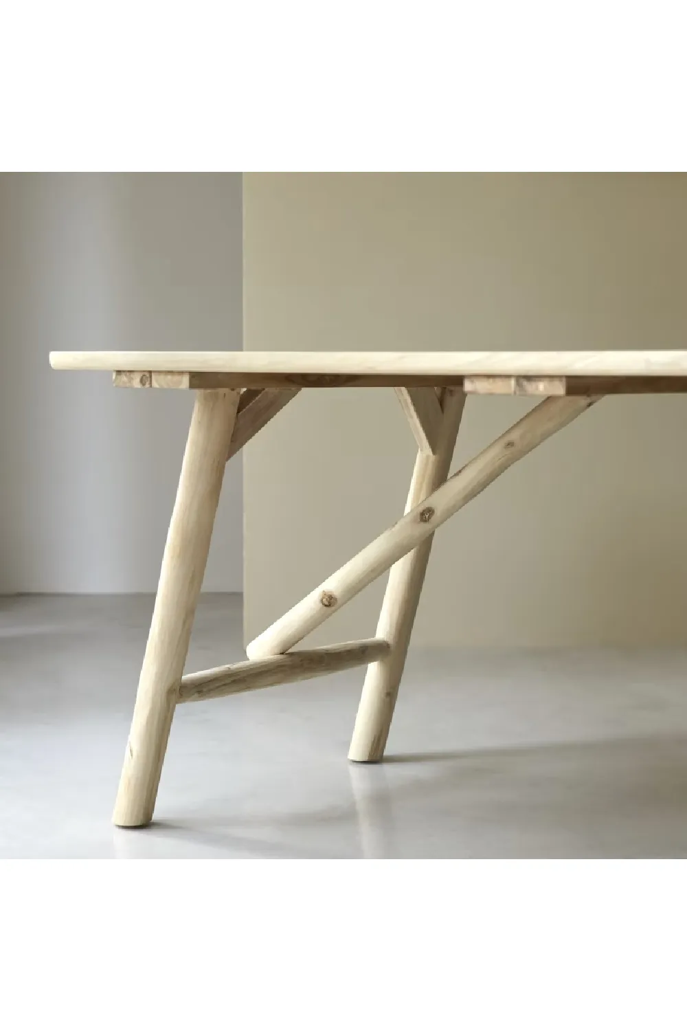 Natural Driftwood Dining Table | Tikamoon Mathilda