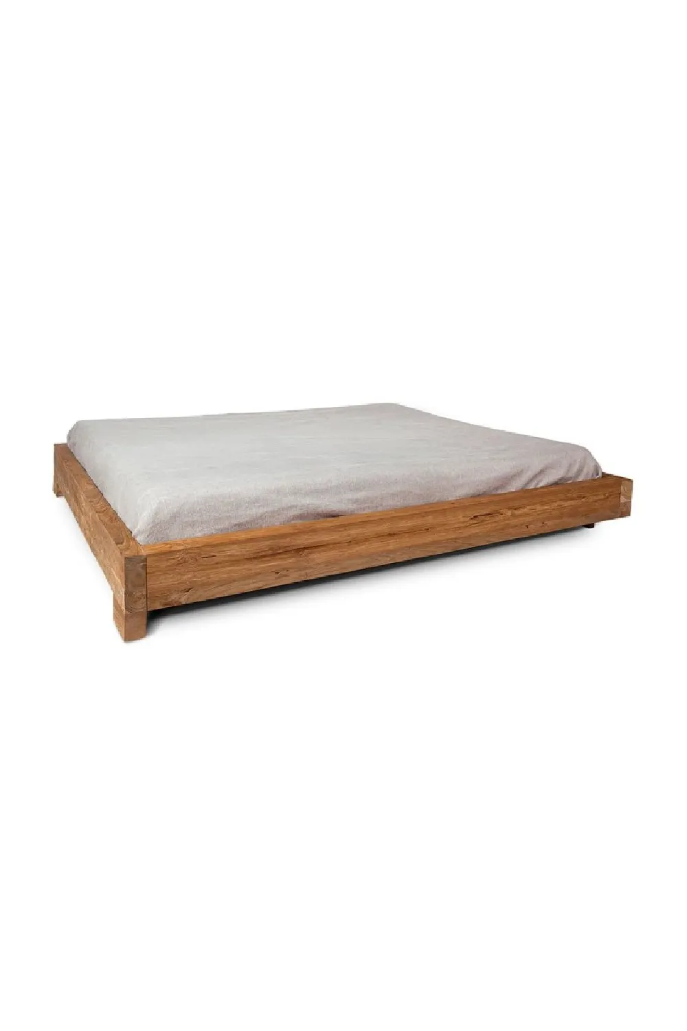 Natural Teak Bed | Dareels Solid