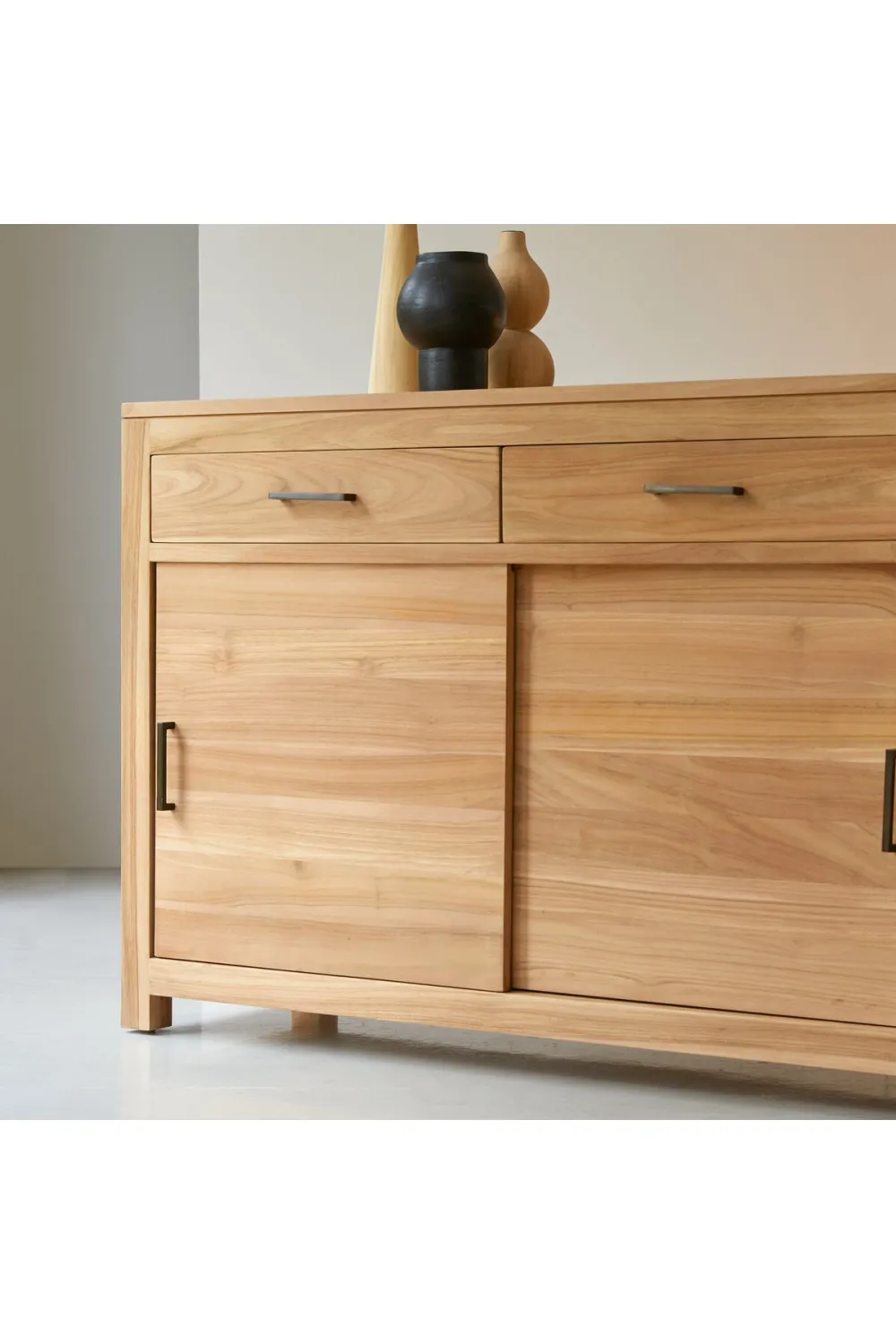 Natural Teak Modern Sideboard | Tikamoon Maë