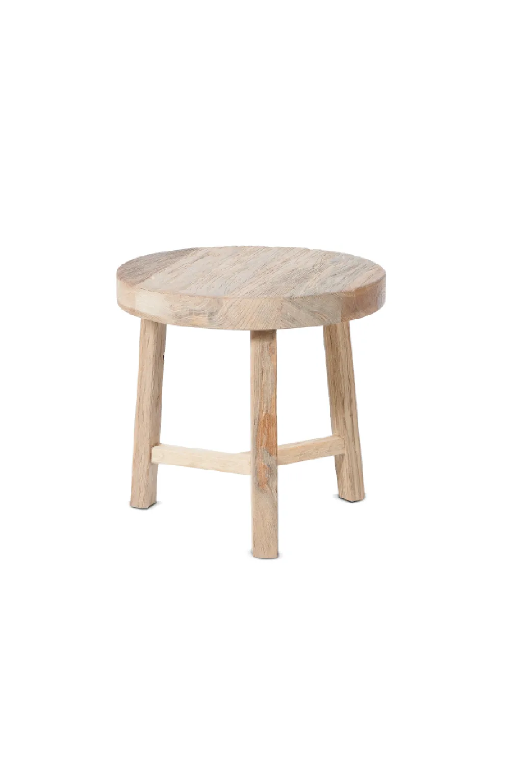 Natural Teak Round Side Table | Dareels Kyro