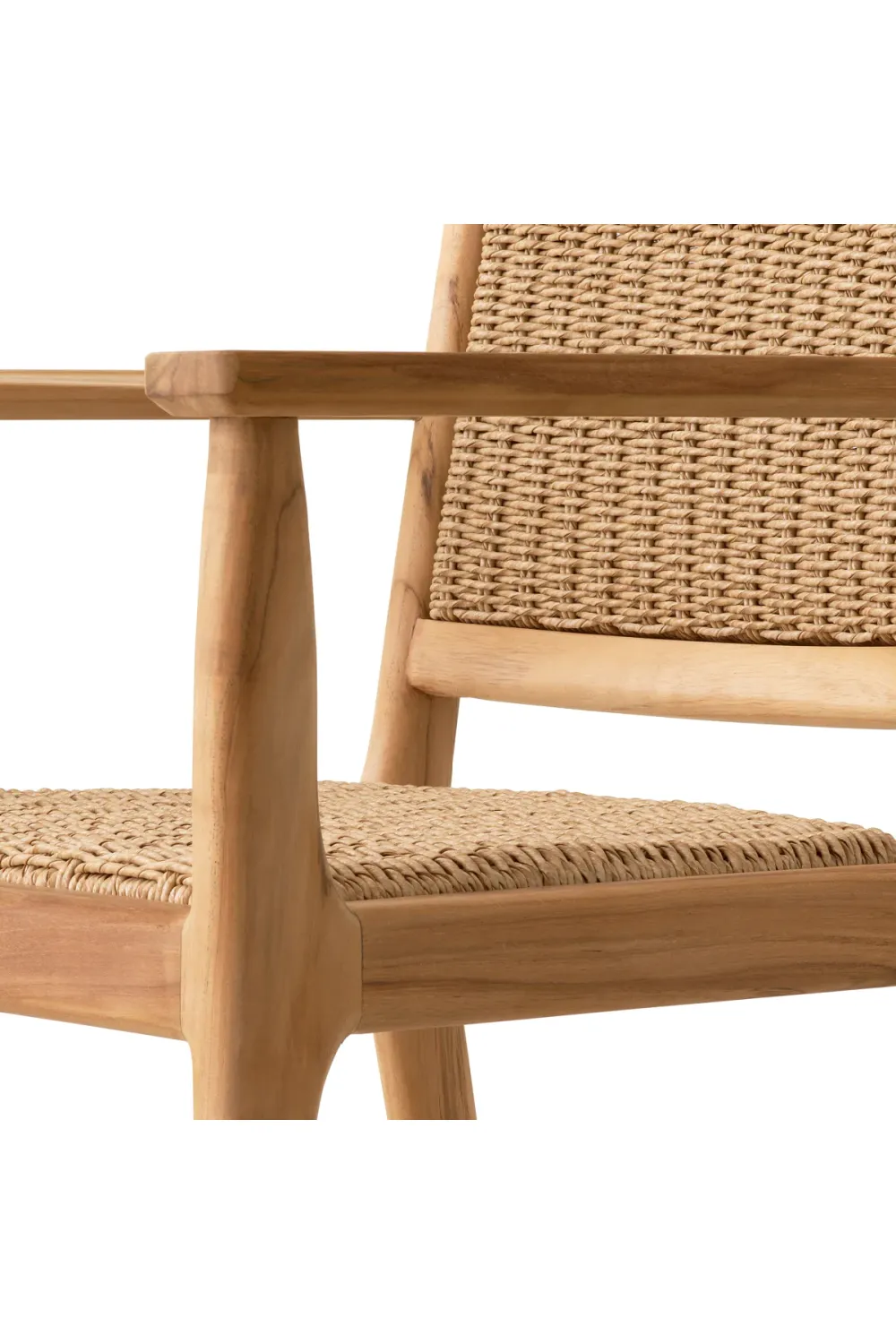 Natural Weave Outdoor Dining Chair | Eichholtz Pivetti