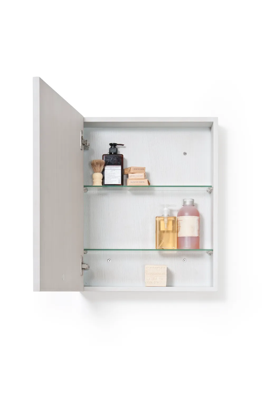 Oak Bathroom Cabinet with Mirror | Wireworks Slimline