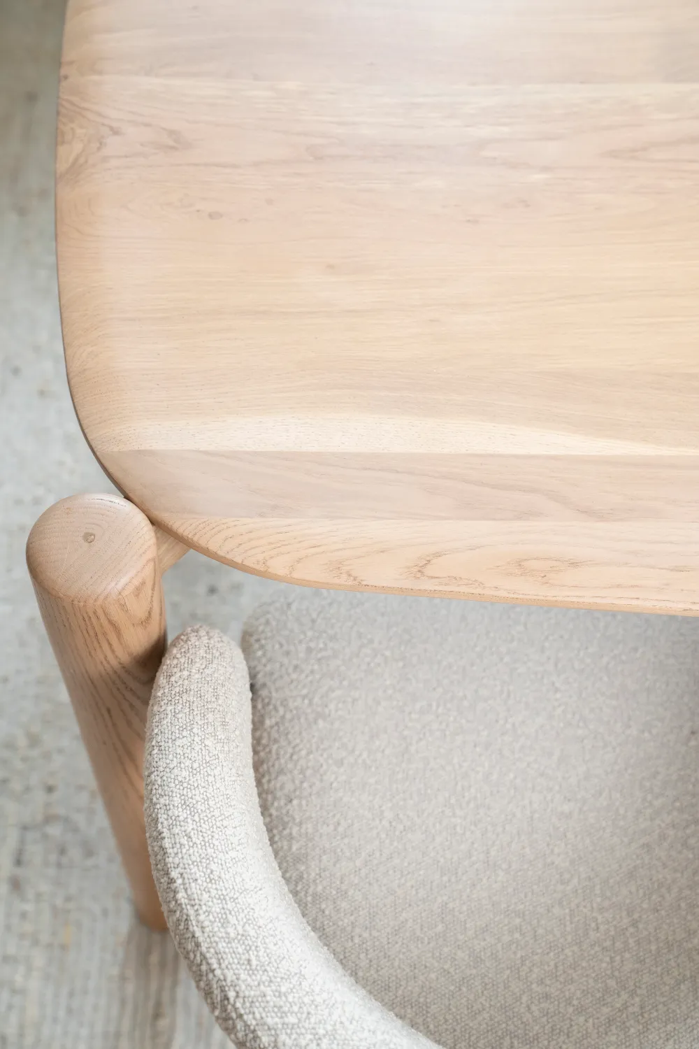 Oak Scandinavian Dining Table | Eleonora Selbu