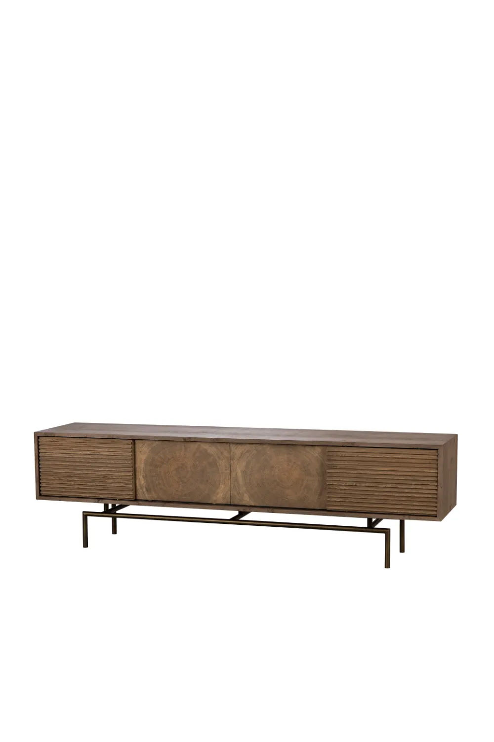 Oak Sliding Doors Media Unit | Andrew Martin Blaine