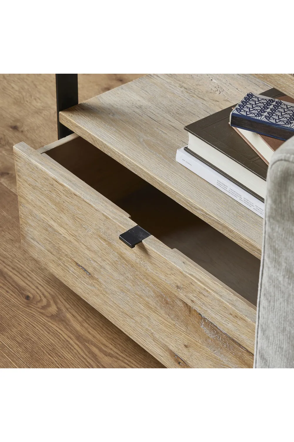 Oak Storage Side Table | Rivièra Maison Milan