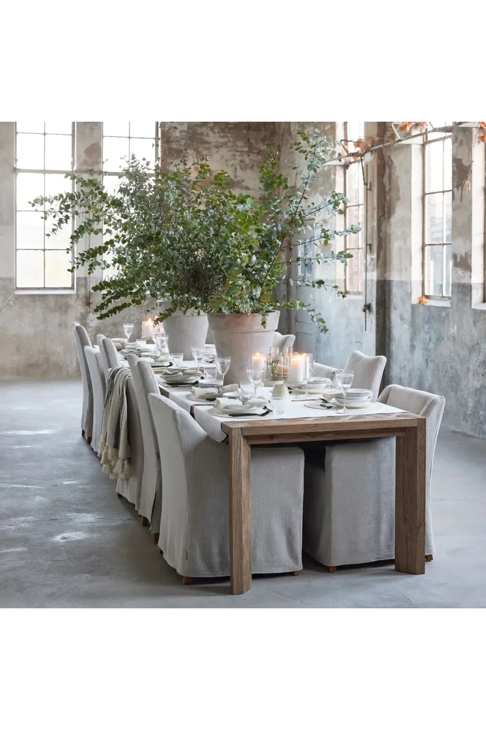 Off White Linen Dining Chair | Rivièra Maison Monti