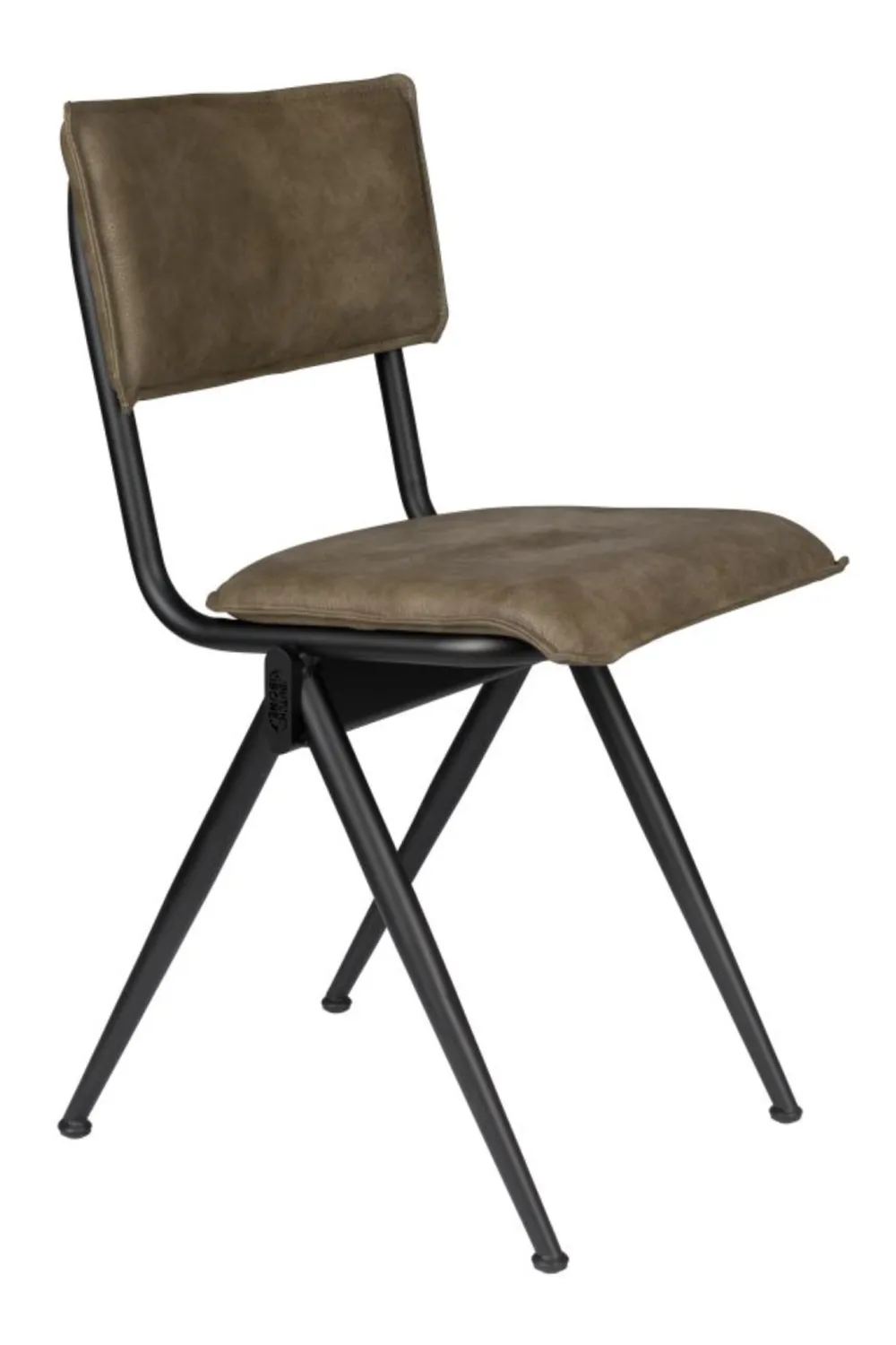 Olive Leather Dining Chairs (2) | Dutchbone Willow