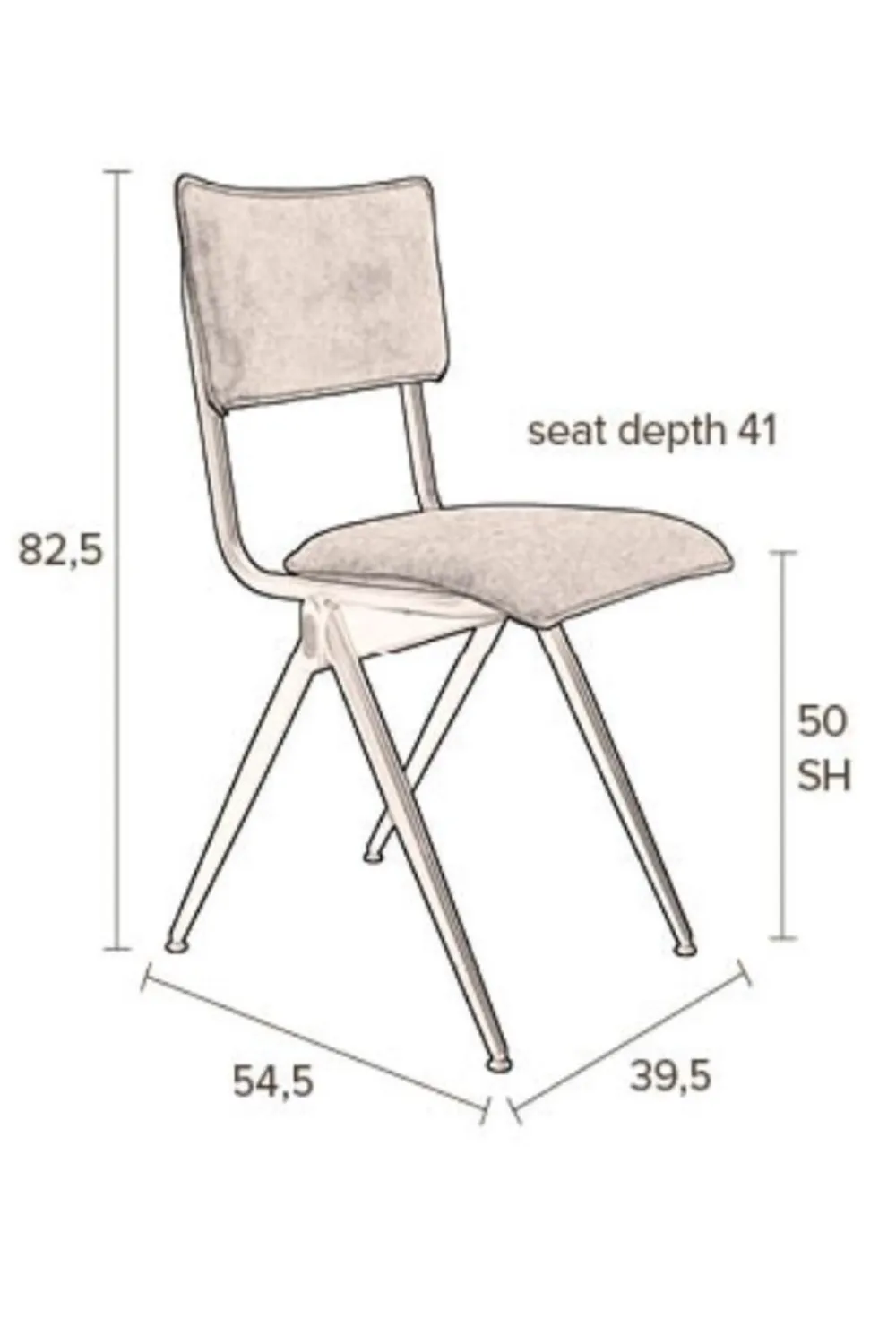 Olive Leather Dining Chairs (2) | Dutchbone Willow